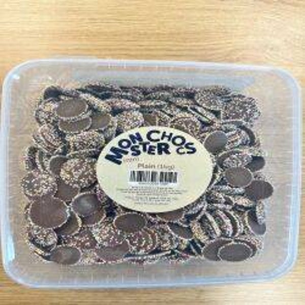 Monster MIni Disc Plain Chocolate 1kg Tub