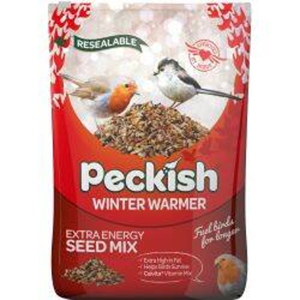 Wild Bird Peckish Winter Warmer High Energy Seed Mix Pack size 12.75kg