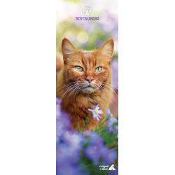 Cat- Slim Calendar 15x42cm