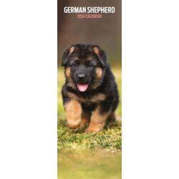 Dog -German Shepherd Slim Calendar 15x42cm