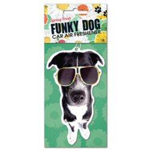 Funky Dog Air Freshener Spring Fresh sgl