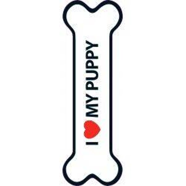 I Love My Puppy Magnet 15.5 x 5cm