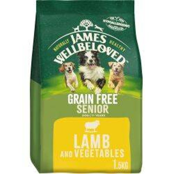 KibbleJames Wellbeloved Senior  Dog food lamb & veg 1.5kg