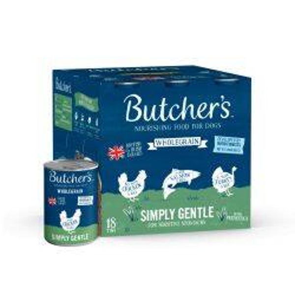 Butcher's Simply Gentle Dog Food Cans 18pk 390kg