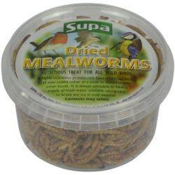 Birds Supa Dried Mealworms 225mlo