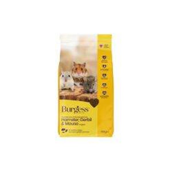 Burgess Hamster  Gerbil & Mouse 750g