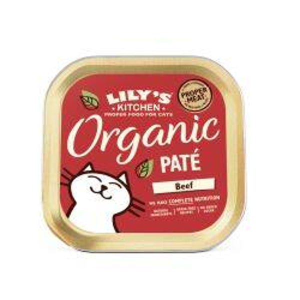 Cat Pate Lily's Kitchen Organic Beef