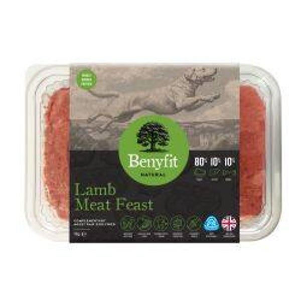 Benyfit Natural 80.10.10 Lamb Meat Feast Raw 1KG