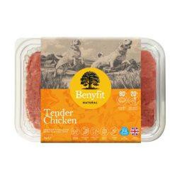 Benyfit Natural Tender Chicken Raw Dog Food 1kg