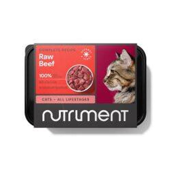 Cat Raw Nutriment Adult Beef Formula