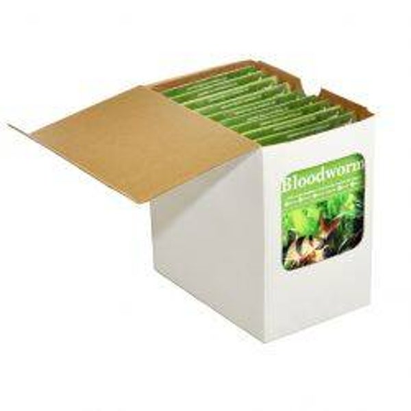 Monfield Bloodworm Aquarium Frozen Food 30 cubes