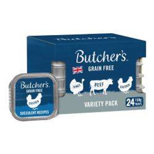 Dog Wet Butchers Variety Pack Trays  24pk