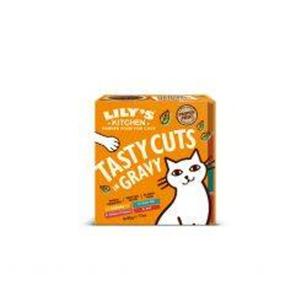Cat Lily's Kitchen Tasty Cuts Gravy Variety 8pk