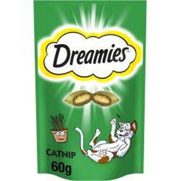 Dreamies Cat Treat Biscuits with Catnip 60g