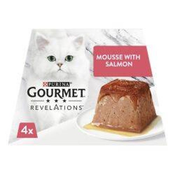 Cat Wet Gourmet Revelations Mousse Salmon 4pk