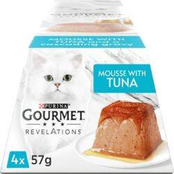 Cat Wet Gourmet Revelations Mousse Tuna 4pk