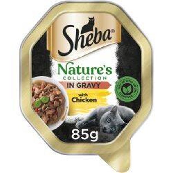 Wet Cat Sheba Natures Collection Tray Chicken& Red pepper in sauce