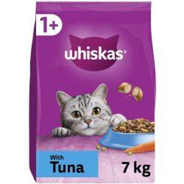 Whiskas 1+ Adult Cat Complete Dry Food Tuna 7kg