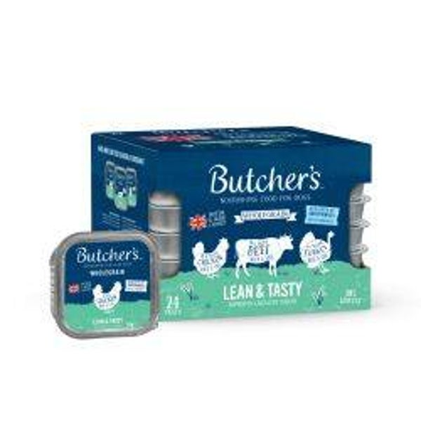 Dog Wet Butchers Lean & Tasty Food Trays 24 x 150G