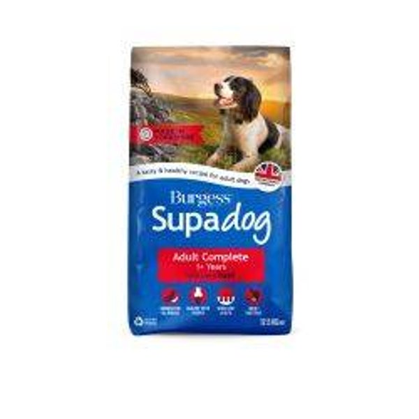 Kibble Dog Burgess Supadog Adult Complete Beef 12.5kg