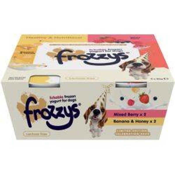 Dog Frozzys Limited Edition Celebration 4pk 85g