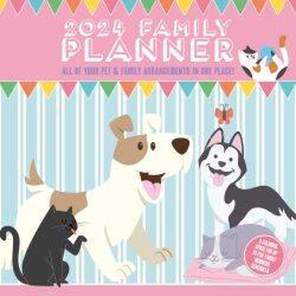 Dog -Family Planner Monthly Dog 30x30cm