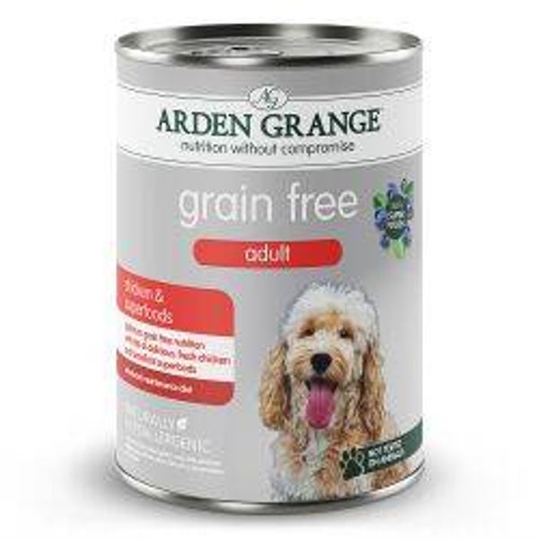 Arden Grange Adult Dog Grain Free Chicken & Superfoods 395g