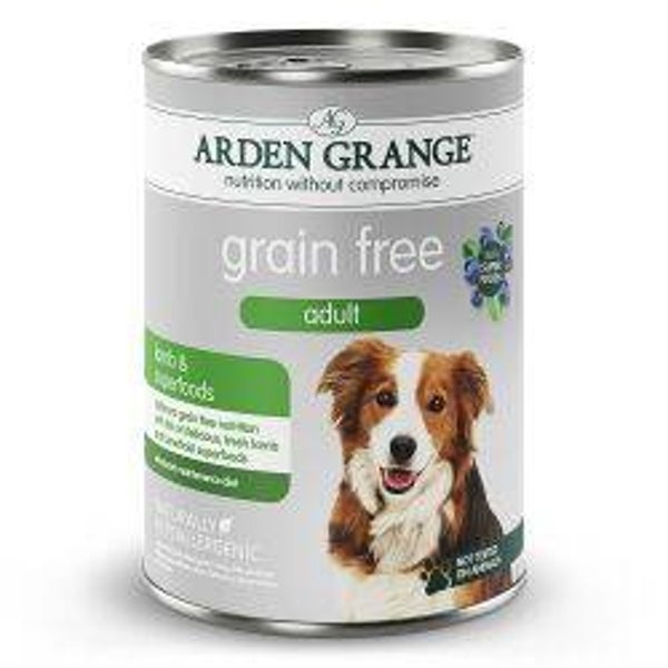 Arden Grange Adult Dog Grain Free Lamb & Superfood 395g