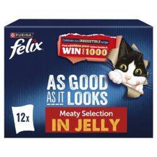 Cat Wet Felix Meaty Selection in Jelly 12pk