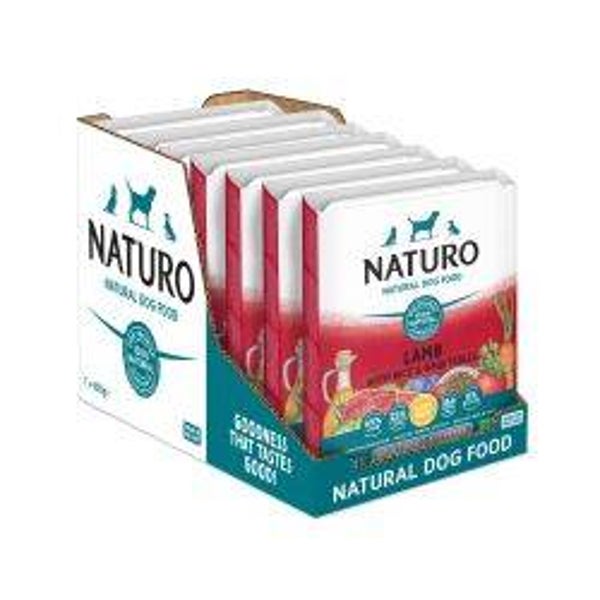 Naturo Adult SDog ;Lamb With Rice And Vegetable 7pk