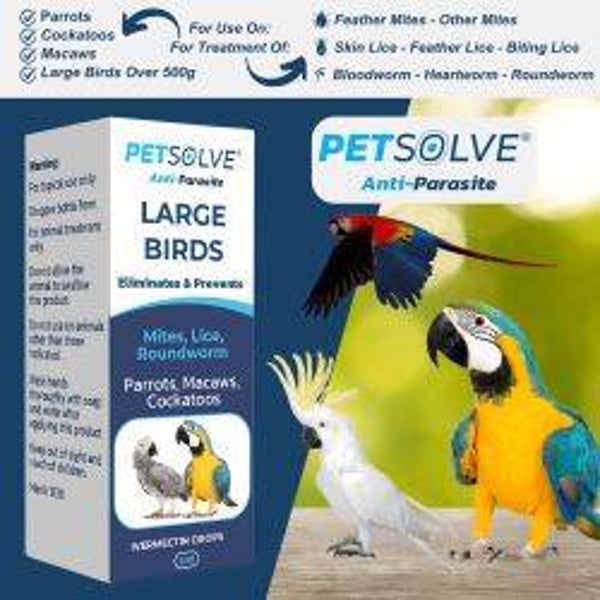 Bird Large Petsolve Anti-Parasite