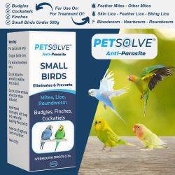 Bird Small Petsolve Anti-Parasite