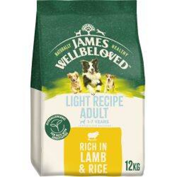 James Wellbeloved Adult light Lamb & Rice 12kg