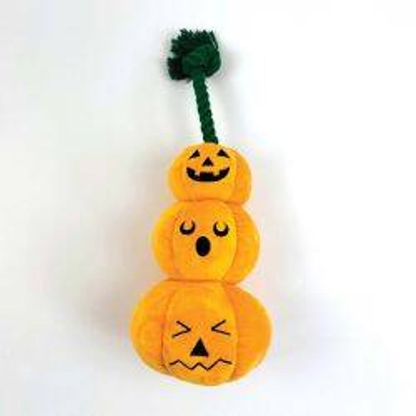 Dog Halloween Toy Pumpkin Stack