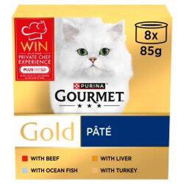 Cat Gourmet Gold Pate Recipes 8pk
