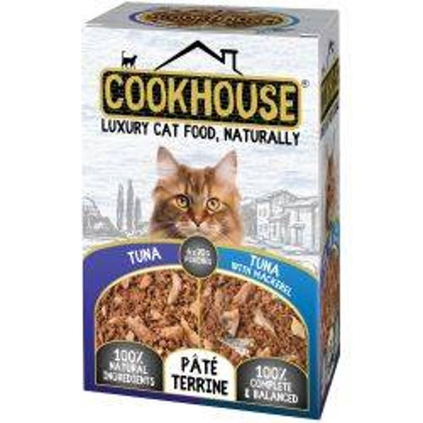 Cat Cookhouse Fish Pate Terrine 6pk
