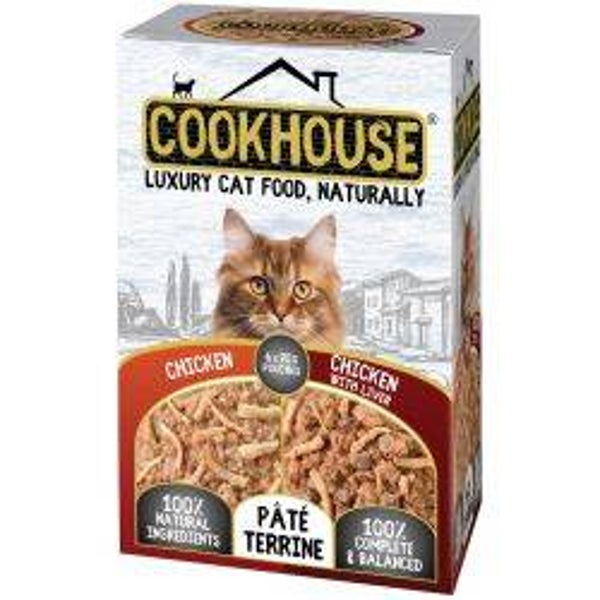 Cat Cookhouse Chicken & Liver Pate Terrine 6pk