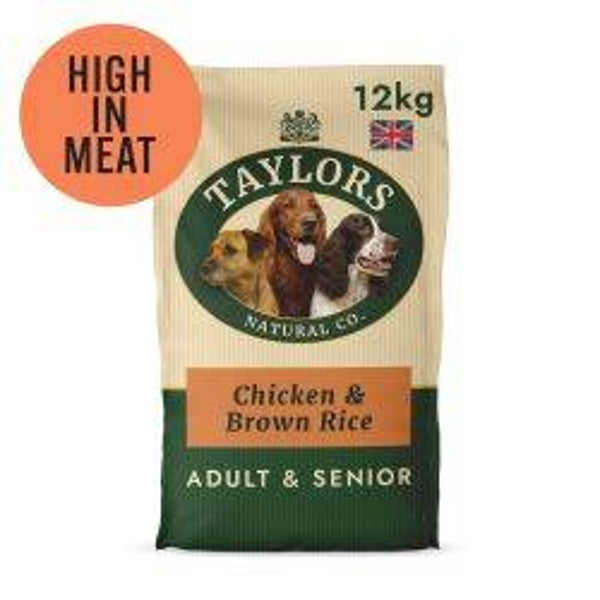 Taylors Adult & Senior Working Dog Chicken & Brown  Rice