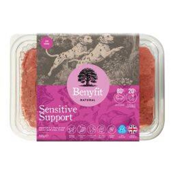 Benyfit Natural Sensitive Support Raw Dog Food 1kg