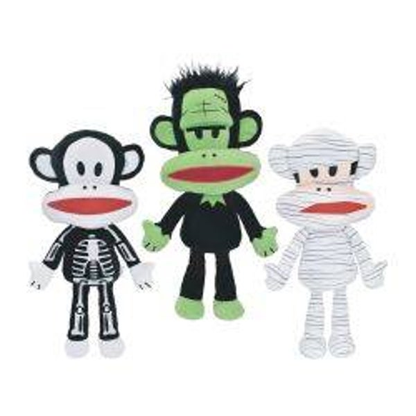 Dog Halloween Toy Paul Franks Julius Assorted