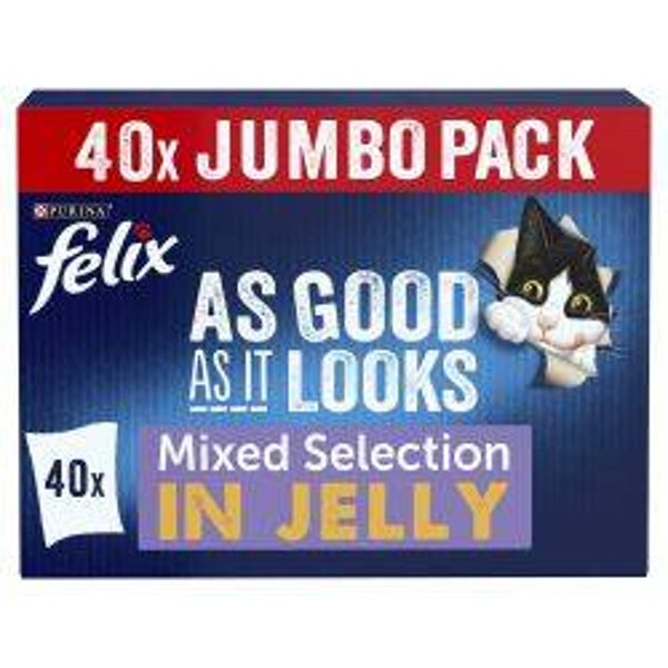 Cat Wet Felix Favourites Mixed Selection  40pk