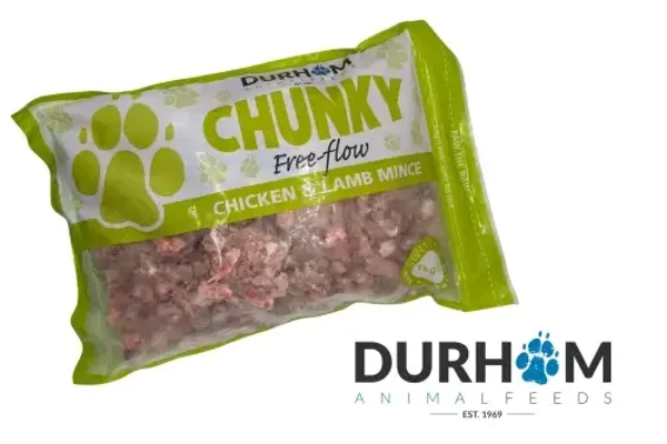 Dog Dirham Chunky Free Flow / Chicken & Lamb 6 x 1kg