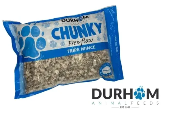 Dog Durham Chunky Free Flow Tripe Mince 6 x 1kg