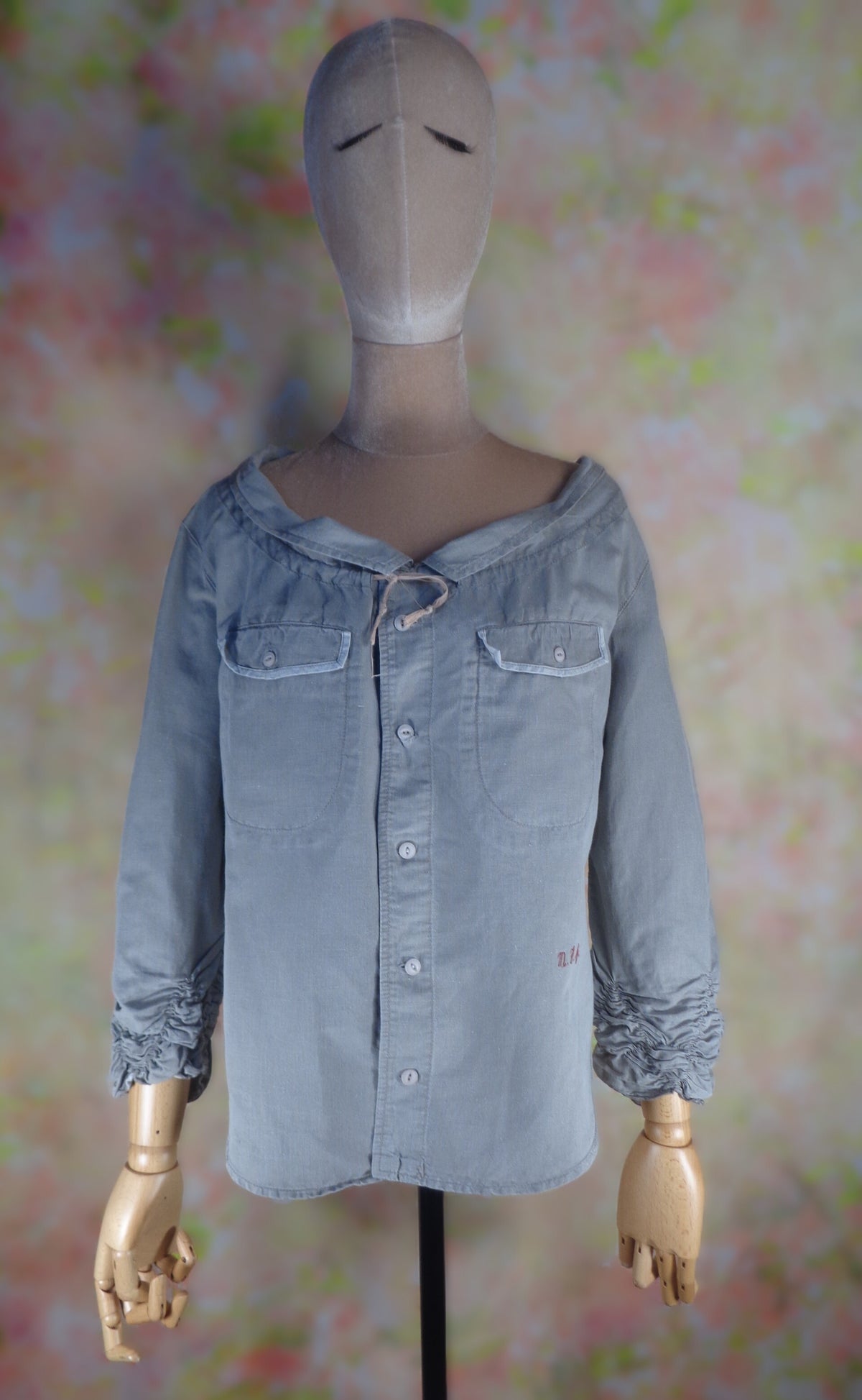 Chemise Femme Marithé + François Girbaud Taille 36 - 100% Coton - Bleu - Occasion Très Bon État