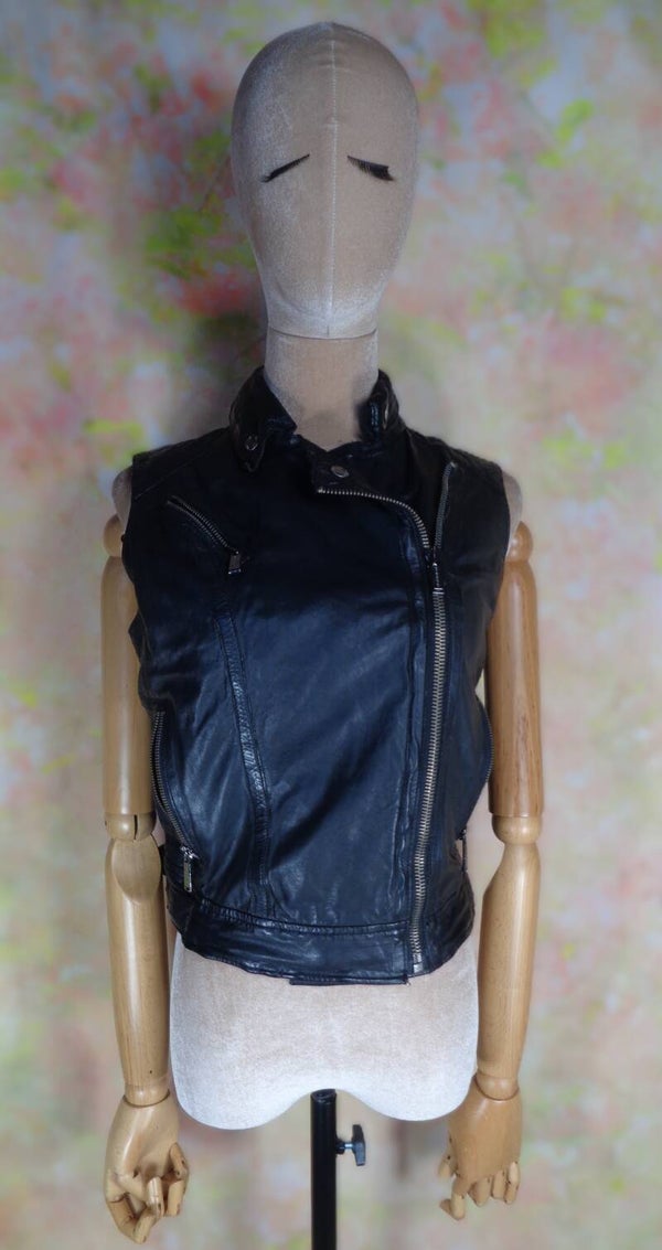 DA204 : Gilet cuir Micheal Kors T.XS