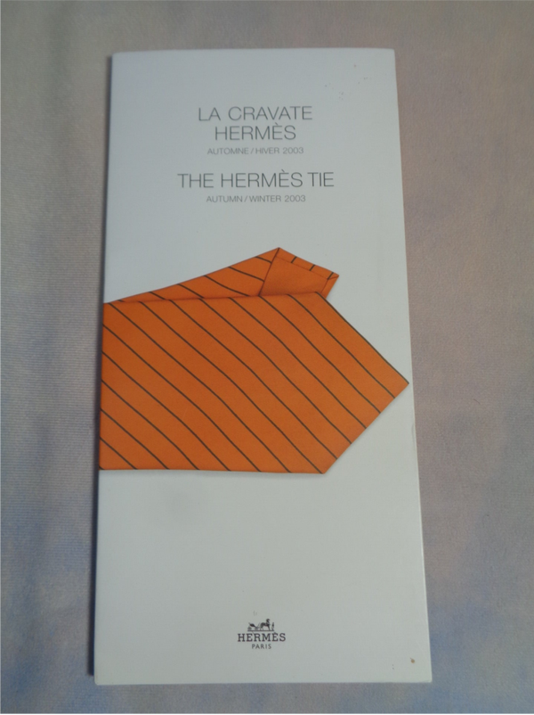 DA261 : Catalogue cravates Hermès hiver 2003