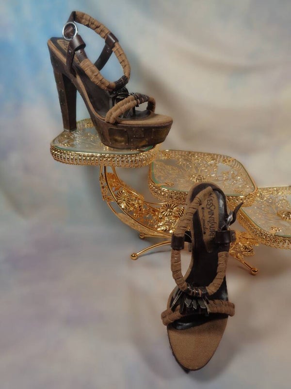 DA210 : Sandales compensées Yves Saint Laurent P.37,5