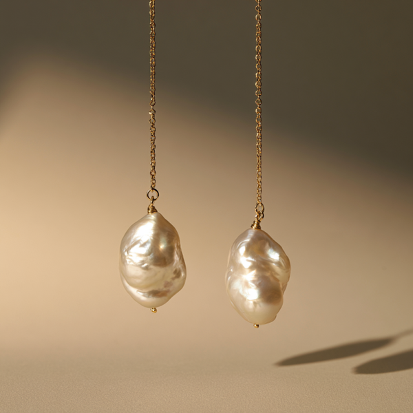 Baroque Pearl Drop Earrings
