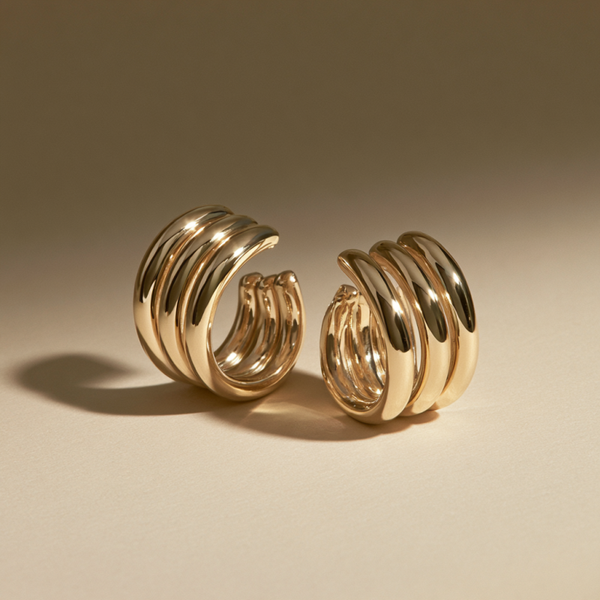 Multi-Band Spiral Ear Cuff