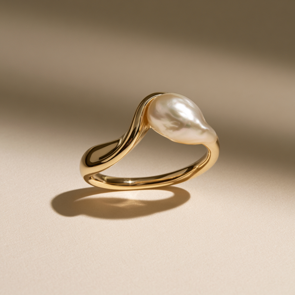 Marea Wrap Pearl Ring